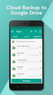 Cloud backup app for Android