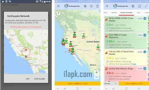 Fully Unlocked Earthquake detection app