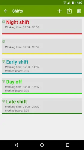 Shift Work Calendar Unlocked apk