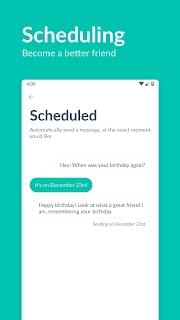 Massege scheduler app for android