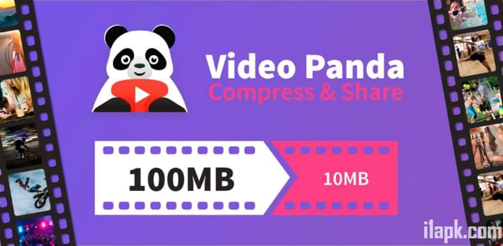 Panda Video Compressing app for Android 