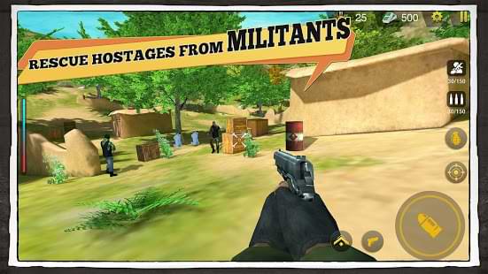 Rescue Hostages from Militant